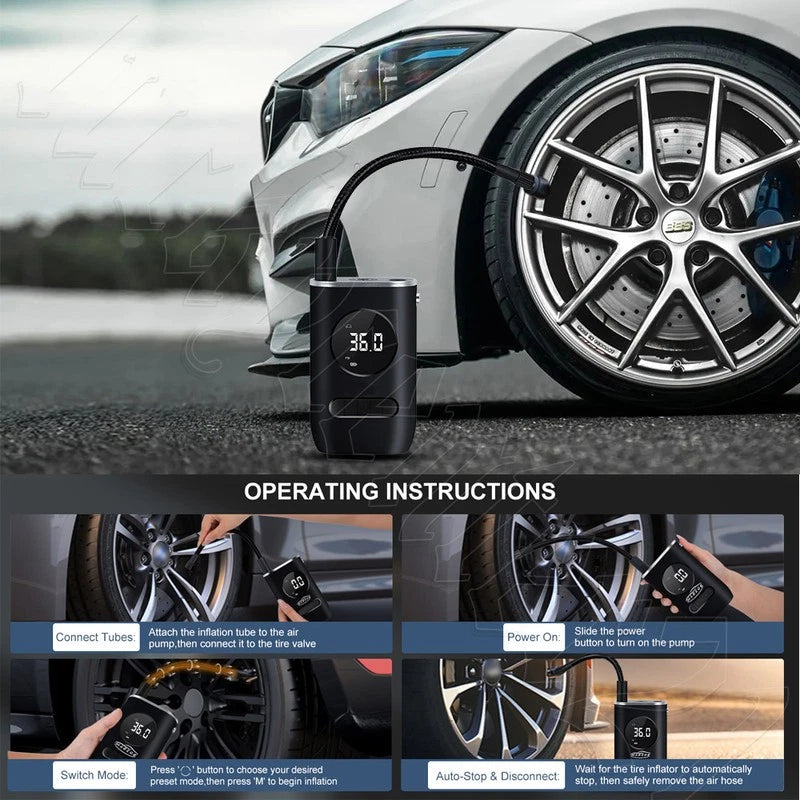 Nest & Trail Co. Portable Tyre Pump